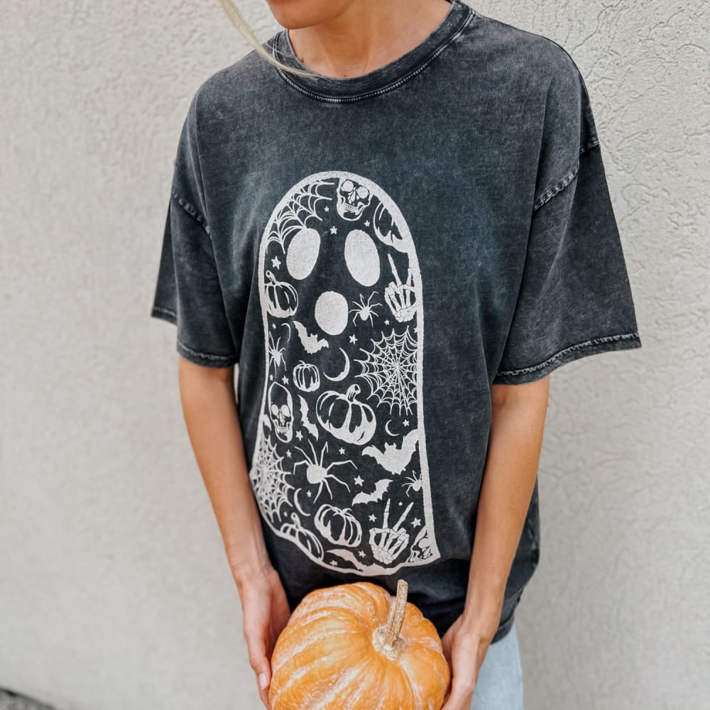***Stay Spooky Ghost - Oversized Tee
