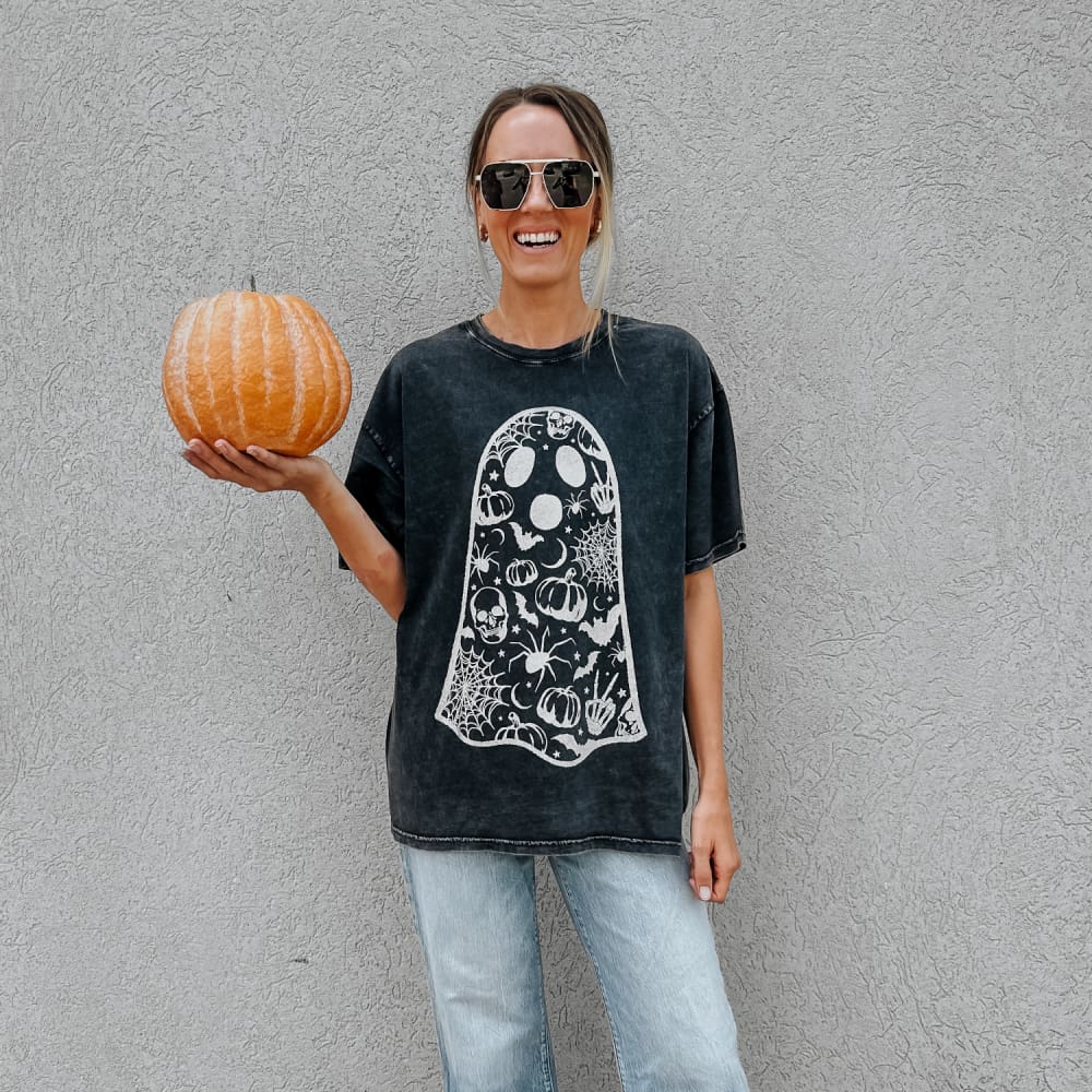 ***Stay Spooky Ghost - Oversized Tee