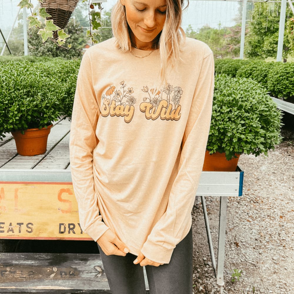 long sleeve sand tee