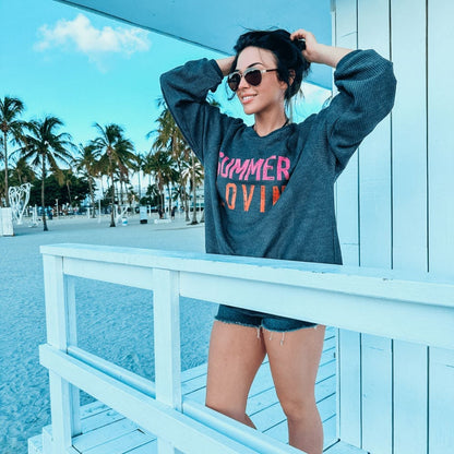 Summer Lovin Corded Crew - NEW
