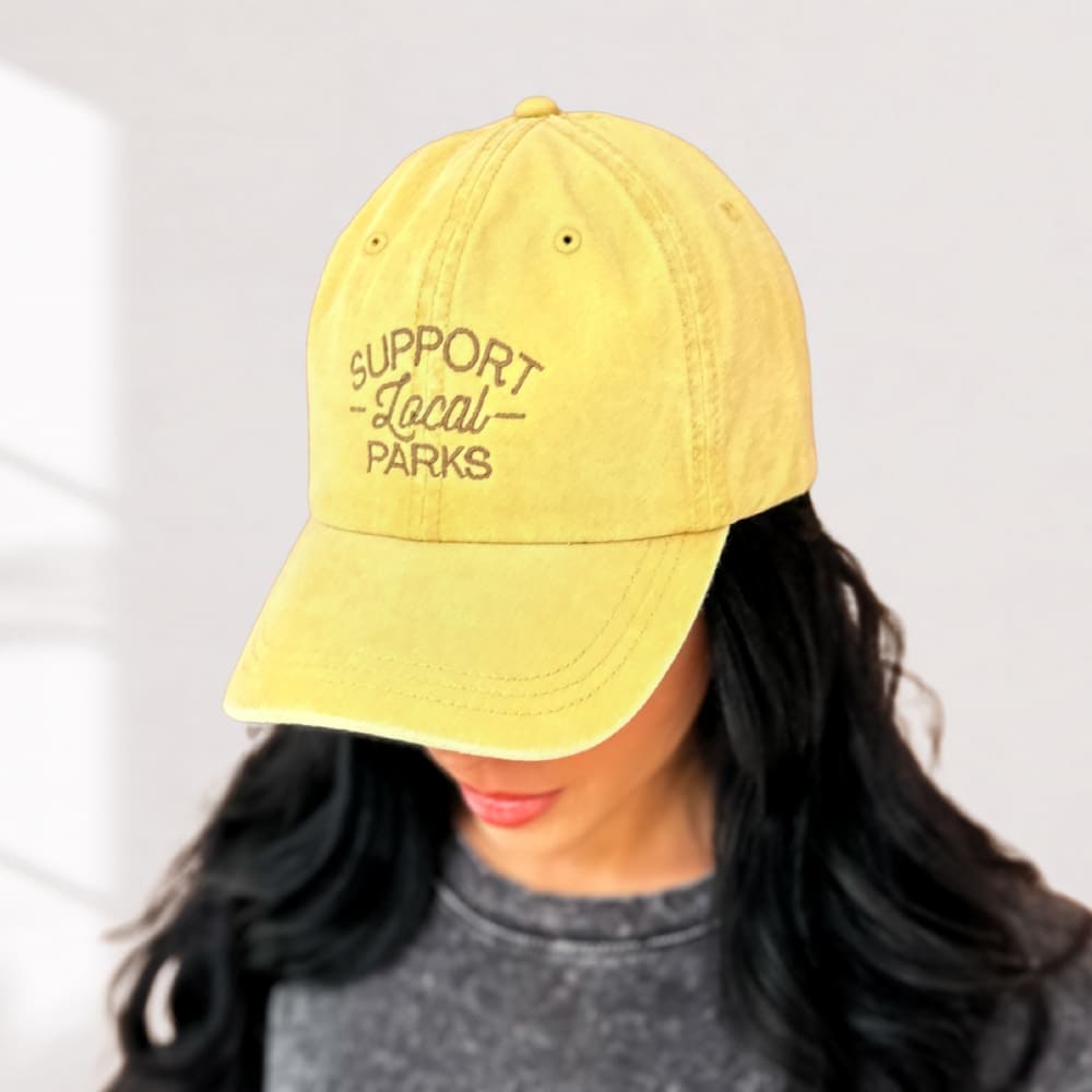 Support Local Parks Hat Mustard