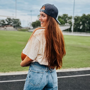 Tailgate Season Trucker Hat - White Navy