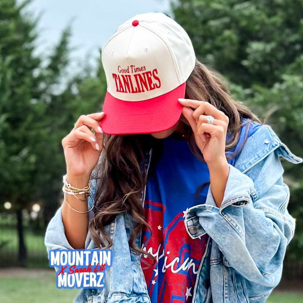 Tanlines Trucker Hat - Natural Red
