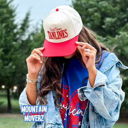 Tanlines Trucker Hat - Natural Red