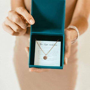 The Hope Necklace - Adjustable Chain / Gold - Necklaces