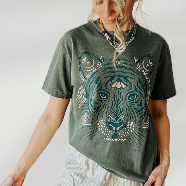 Tribal Tiger Tee | Shop Mountain Moverz T-Shirts
