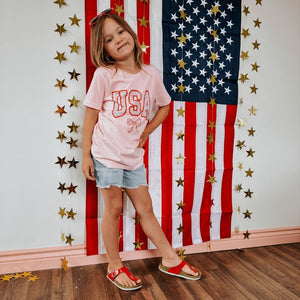 USA Bow Tee - Kids - Apparel