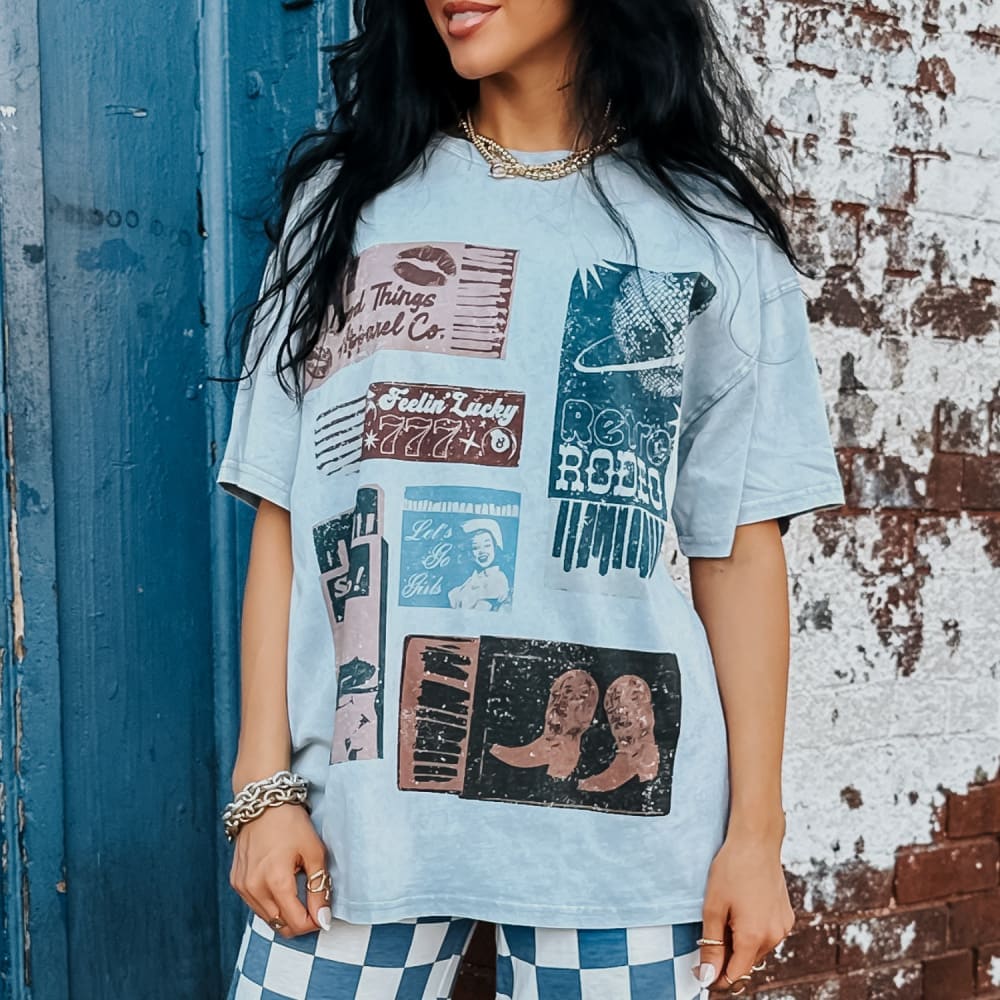 Vintage Matchboxes Oversized Tee