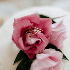 April Birthstone Stackable Ring - Mommy Rings