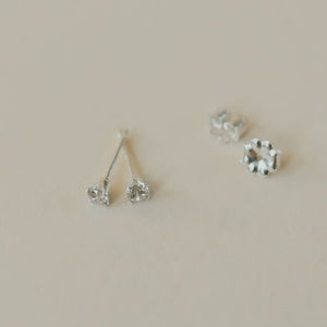 April Birthstone Studs