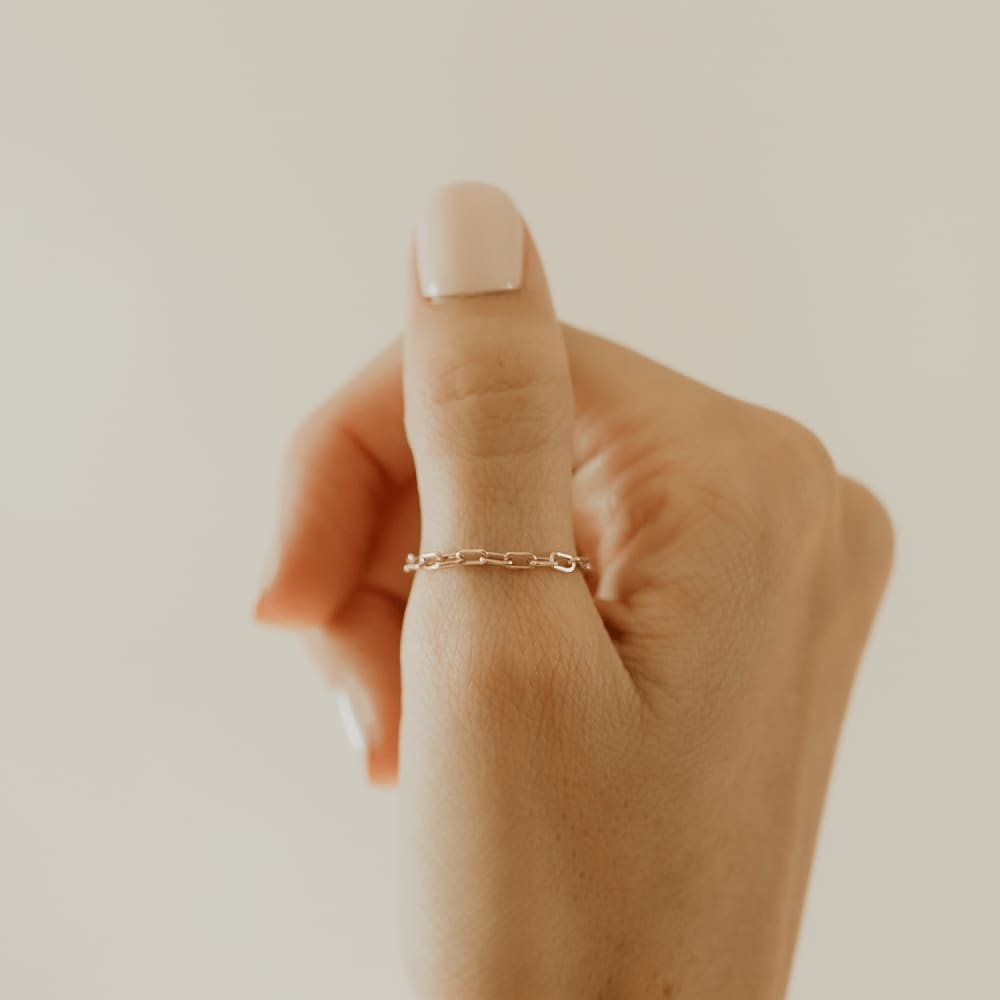 Cable Chain Ring - Mommy Rings