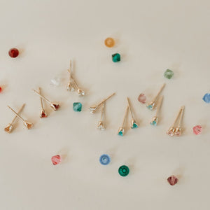 December Birthstone Studs