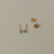 December Birthstone Studs - Gold