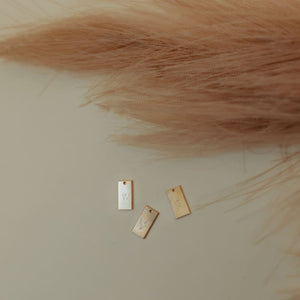 Initial Tag Necklace - Necklaces