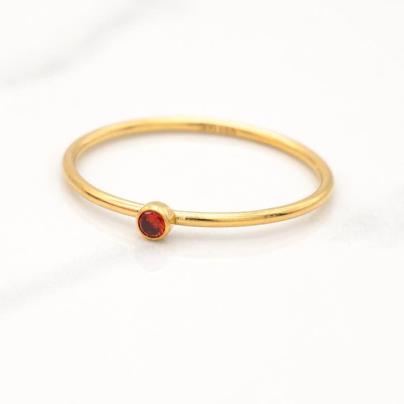January Stackable Birthstone Ring