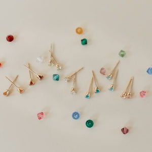 January Birthstone Studs