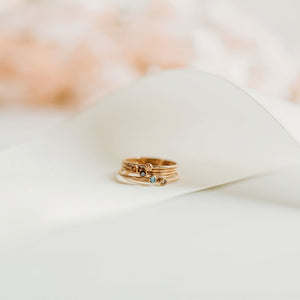 June Birthstone Stackable Ring - Mommy Rings