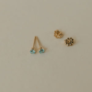 March Birthstone Studs