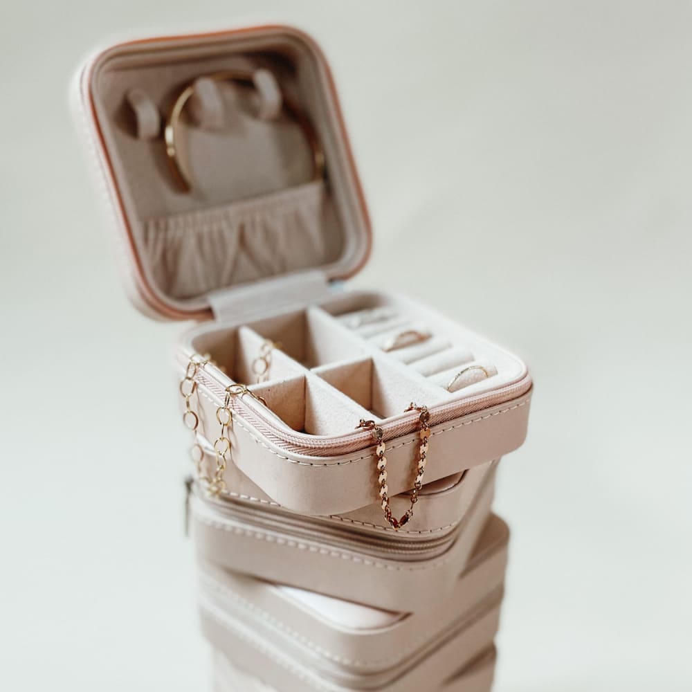 Mini Jewelry Case - Blush / one size