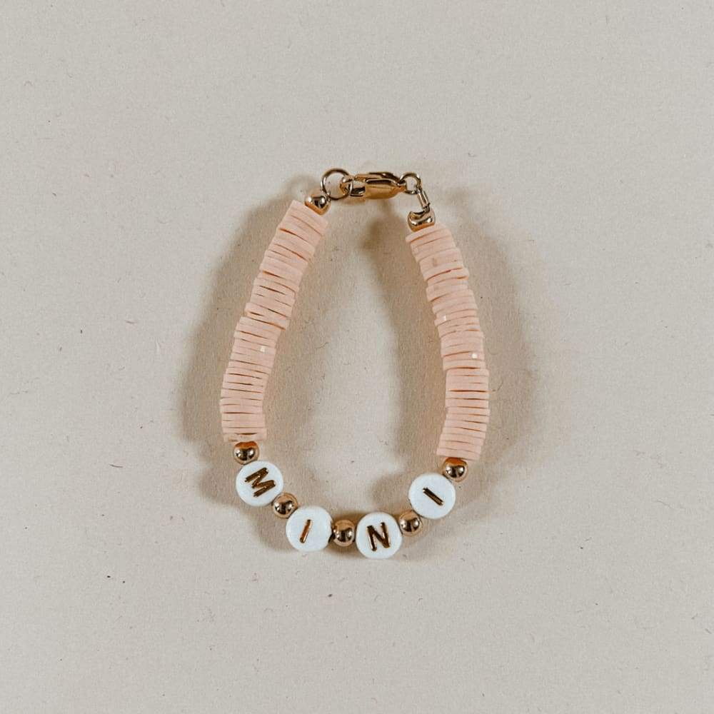 Mini Pink Beaded Bracelet