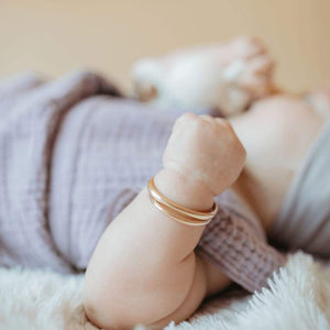 Personalized Gold Baby Bracelet