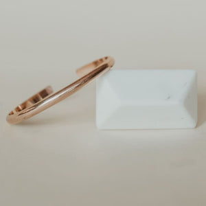 Personalized Rose Gold Baby Bangle