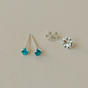 September Birthstone Studs