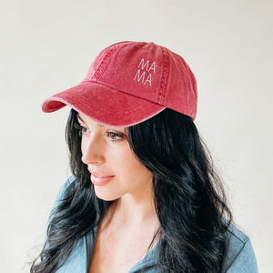 Stacked Mama Teal Hat