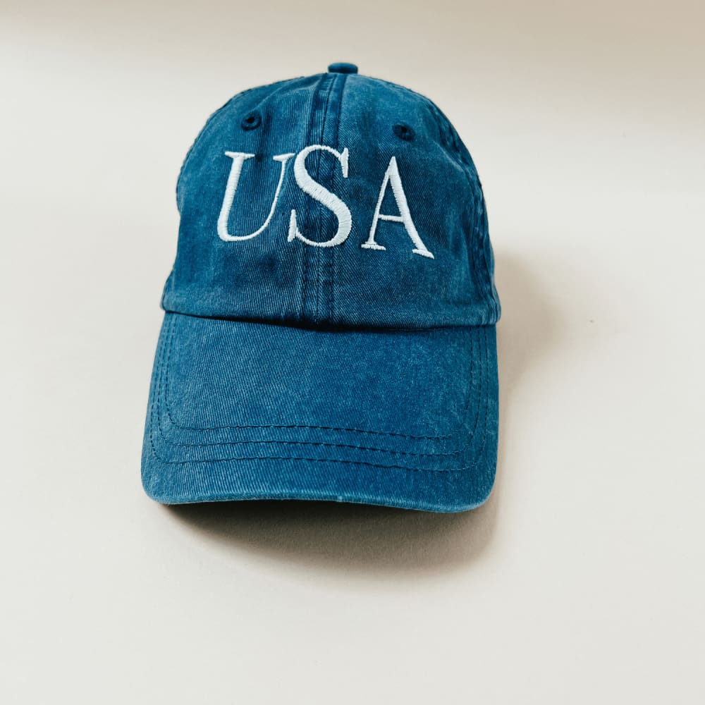USA Navy Hat - navy / one size