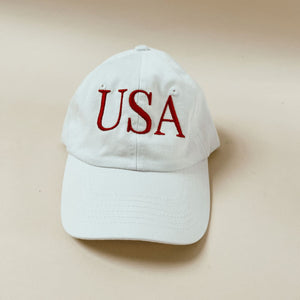USA Navy Hat - white / one size