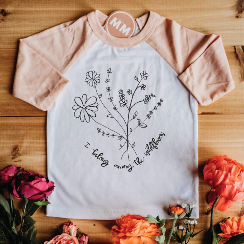Toddler Clothes Wildflowers Tee